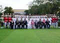 Wawalkot Depok Memimpin Upacara Penurunan Bendera di Balai