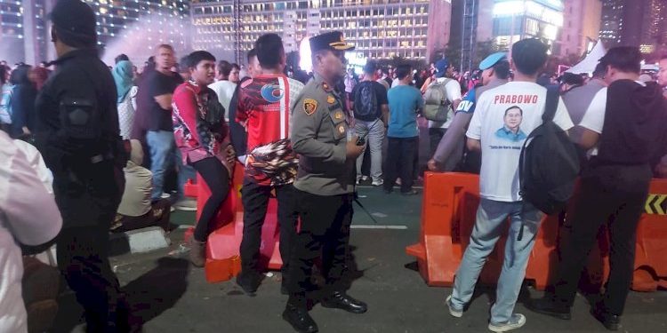 Wakapolsek Metro Menteng Tinjau Pengamanan HUT RI ke-80 di Bundaran HI