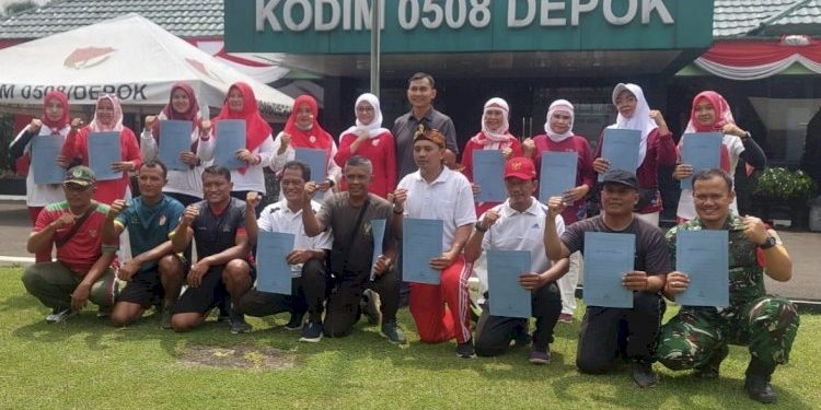 Persit Ranting 04 Sukmajaya Menang Lomba Masak Nasi Goreng Kodim 0508 Depok