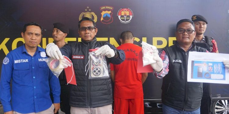 Kurir Sabu Asal Pemalang Ditangkap Satresnarkoba Purbalingga