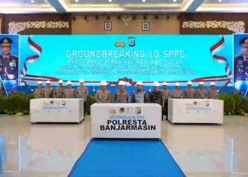 Resmikan dan Groundbreaking SPPG di Kalsel Dukung Program MBG menurut Kapolri