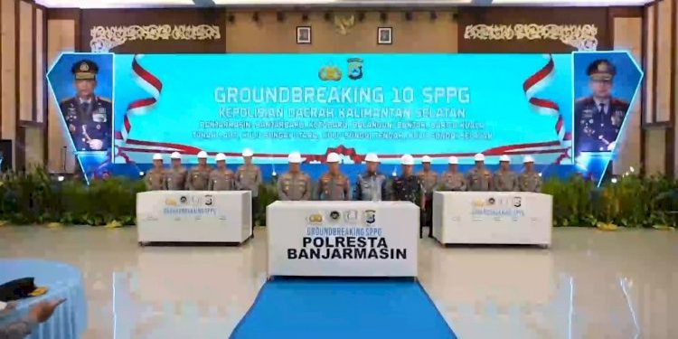 Resmikan dan Groundbreaking SPPG di Kalsel Dukung Program MBG menurut Kapolri