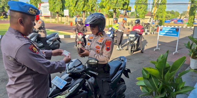Tegas Terapkan Disiplin Anggota oleh Ops Gaktibplin Polres Pekalongan