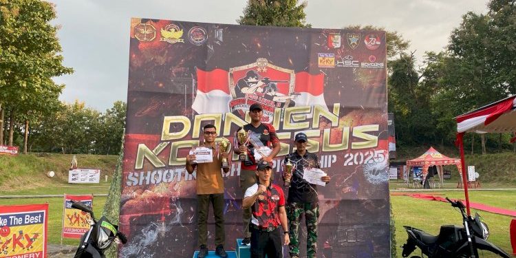 Brimob Jateng Menjadi Juara 1 Kejuaraan Menembak Danjen Kopassus Cup 2025
