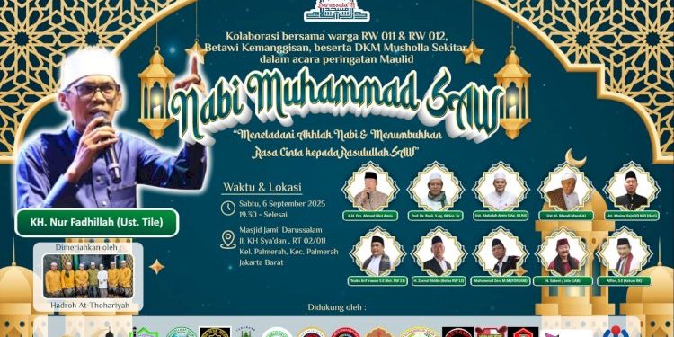 Warga Jakbar Siap Sambut Ustaz Tile di Acara Maulid Nabi Kemanggisan Malam Minggu Ini