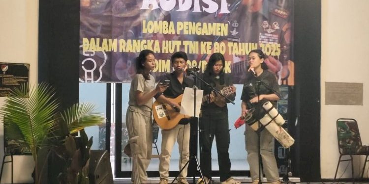 Audisi Pengamen di Kodim Depok TNI Berikan Apresiasi kepada Seniman Jalanan