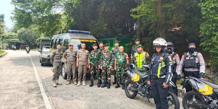 Antisipasi Gangguan Kamtibmas, Patroli Skala Besar TNI-Polri di Depok