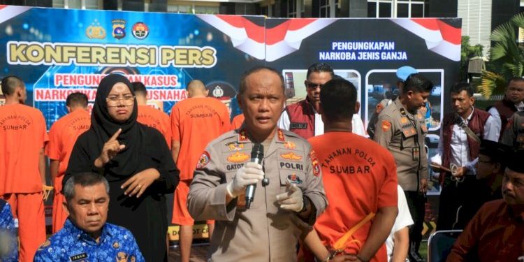 Narkoba di Sumbar, Polda Ungkap 37 Kasus dan Tangkap 56 Tersangka