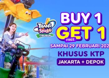 Promo Akhir Bulan Trans Studio Cibubur Untuk Pengunjung Buy 1 Get 1