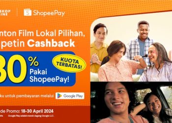 Cashback 30%. Nikmati Beragam Film di Bioskop Online dengan ShopeePay