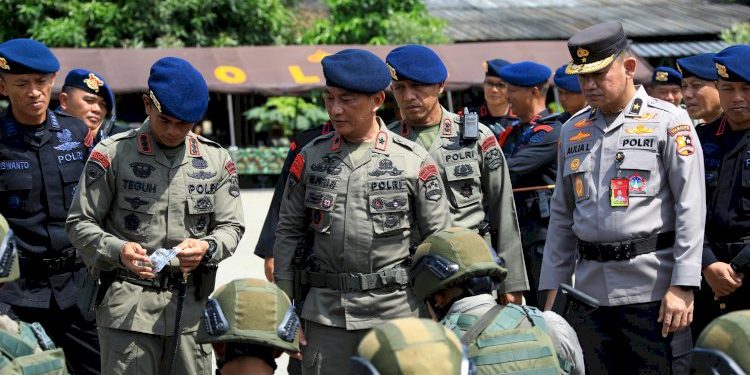 Laksanakan Misi Kemanusiaan, Polri Gelar Apel Pasukan Alpha Bravo Moskona 2025