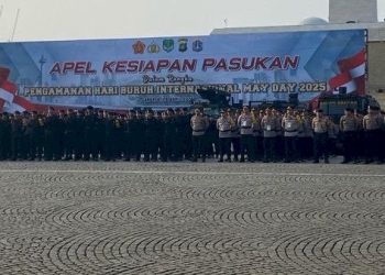 Polisi Kerahkan 13000 Personel Gabungan Amankan May Day Fiesta