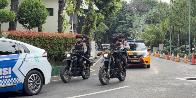 Patroli Skala Besar Polda Metro Jaya, Ratusan Personel Jaga Keamanan Ibu Kota