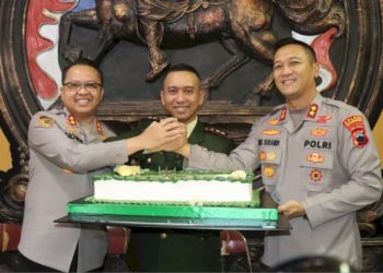 Sinergitas Kapolres Pekalongan dalam Kejutan HUT TNI ke-80
