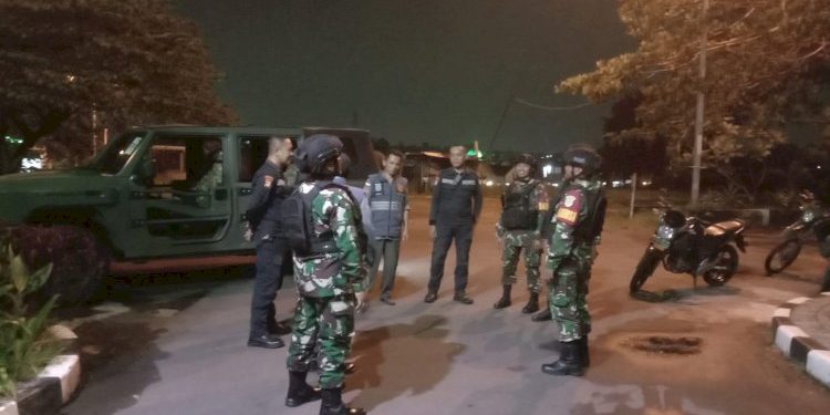 Jaga Kondusivitas Wilayah, Koramil 06/Cimanggis Gelar Patroli Menggunakan Kendaraan Maung