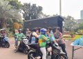 Polwan Ajak Ojol Tertib Lalu Lintas dalam Program Jum’at Peduli