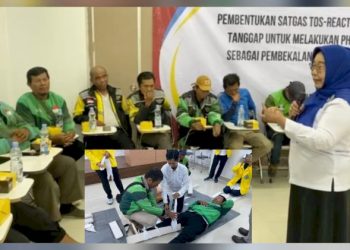 Pelatihan Pertolongan Pertama Tingkatkan Kesiapsiagaan Driver Ojol di Depok