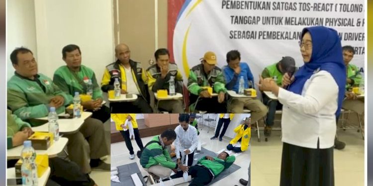 Pelatihan Pertolongan Pertama Tingkatkan Kesiapsiagaan Driver Ojol di Depok