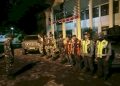 Jaga Stabilitas Wilayah, Koramil 05 Sawangan Laksanakan Patroli Malam Menggunakan Kendaraan Taktis