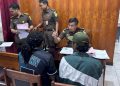 Satgas Damai Cartenz Laksanakan Tahap II Penyerahan Tersangka dan Barang Bukti Yatien Enumbi di Nabire