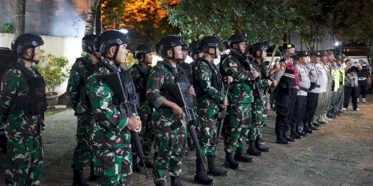 Patroli Gabungan Tiga Pilar Gunakan Dua Kendaraan Antisipasi Kerawanan Keamanan Wilayah