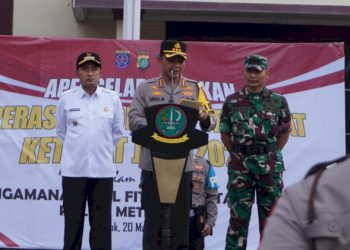 Gelar Pasukan Operasi Ketupat Jaya 2025 dihadiri Dandim 0508 Depok