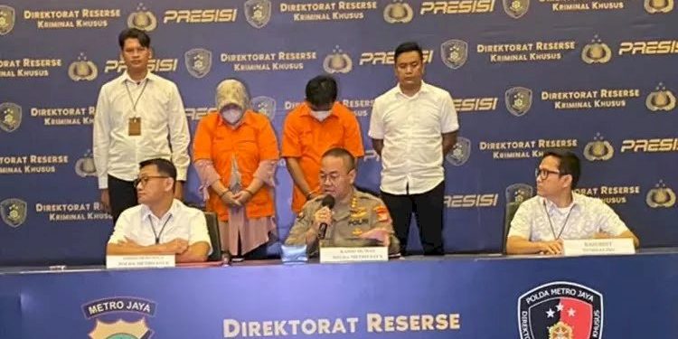 Polda Metro Jaya Ungkap Pasutri Diduga Terlibat TPPO