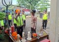 Siaga Musim Hujan, Polsek Jajaran Gelar Apel Penanganan Bencana dan Sarana Prasarana