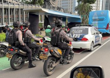 Patroli Besar Polda Metro Jaya Ajak Masyarakat Ciptakan Jakarta Aman dan Kondusif