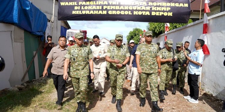 Wakil Panglima TNI Kunjungi Area Pembangunan Batalyon Teritorial di Depok