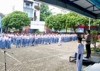 Kapolrestabes Semarang Pimpin Police Goes to School di SMK Muhammadiyah 2 Semarang Ajak Pelajar Jauhi Kenakalan Remaja