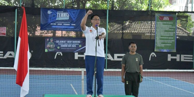 Hari Pahlawan Dandim Cup 2025 Penuh Semangat di Lapangan Tenis Griya Depok Asri