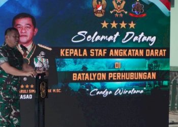 Pengarahan Langsung Jenderal TNI Maruli Simanjuntak Kepada Prajurit Yonhubad