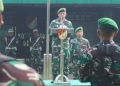 Kasdim 0508 Depok Pimpin Upacara Bendera Bulanan Tujuh Belasan