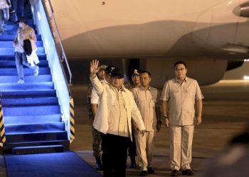 Percepatan Penanganan Bencana Diutamakan Prabowo Usai Tiba di Medan dari Moskow
