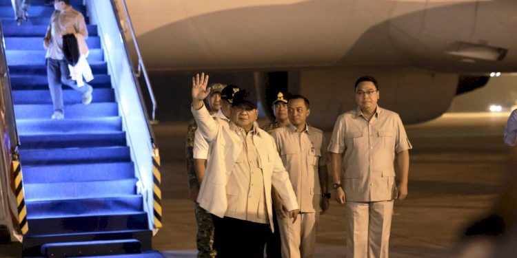 Percepatan Penanganan Bencana Diutamakan Prabowo Usai Tiba di Medan dari Moskow
