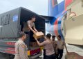 Polri Kembali Salurkan 2,1 Ton Bantuan Logistik ke Aceh Tengah