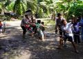 Trauma Healing untuk Anak Korban Banjir di Batang Toru oleh Polsatwa K-9 Polda Sumut