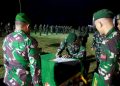 Kasi Ops Pimpin Upacara Serah Terima Estafet Tonting Yudha Wastu Pramuka Jaya 2024