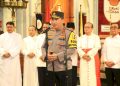 Misa Malam Natal Menkopolkam dan Kapolri di Gereja Katedral Jakarta