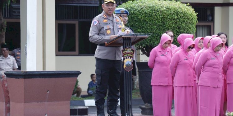12 Perwira dan 38 Bintara Polres Pekalongan Menerima Kenaikan Pangkat