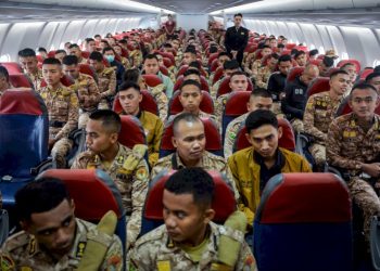 1.138 Praja IPDN Dikirim ke Aceh Tamiang untuk Bersihkan Kantor Dinas Terdampak Banjir