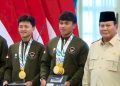 Momen Prabowo Hitung Medali Emas Martina Ayu di Istana Negara Bergemuruh Tepuk Tangan