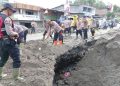 Polres Bener Meriah Memastikan Jalan Lintas Bireuen-Takengon Aman Pascabencana