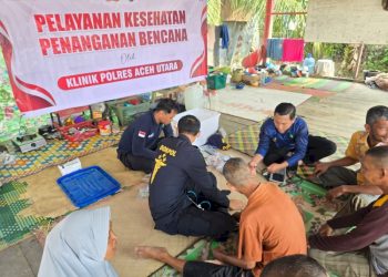 Polri Hadir Jaga Asa di Tengah Bencana, Warga Aceh Terima Layanan Kesehatan Ops Aman Nusa II