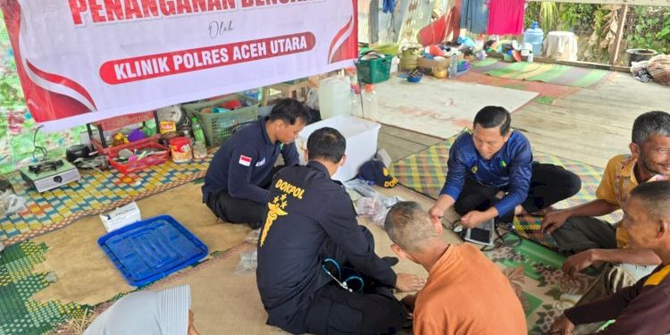 Polri Hadir Jaga Asa di Tengah Bencana, Warga Aceh Terima Layanan Kesehatan Ops Aman Nusa II