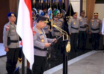 Serah Terima Jabatan 6 Pejabat Tinggi Polri Dipimpin Kapolri